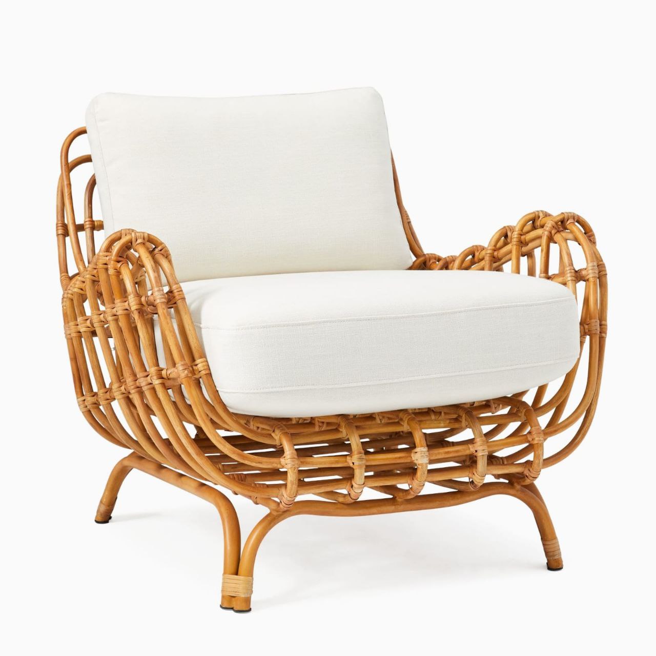 Rattan Cushion Lounge Chair
